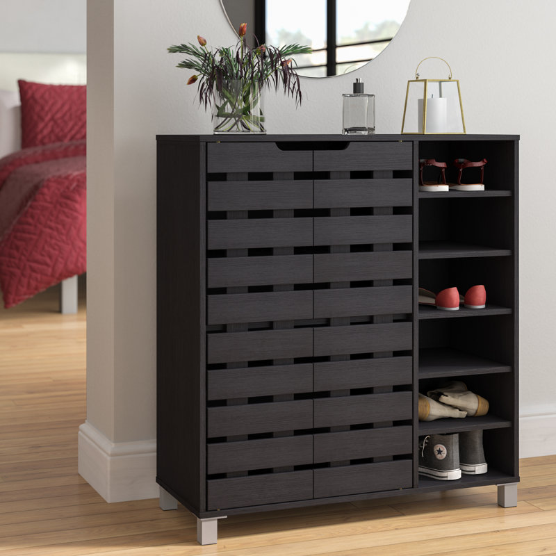 24-Pair Shoe Storage Cabinet & Reviews | Birch Lane